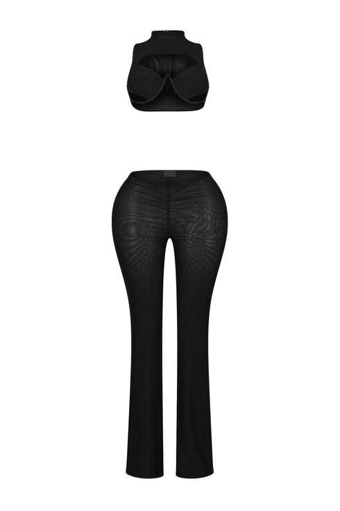 Carroll Mesh Wired Bustier Top & Pants SET